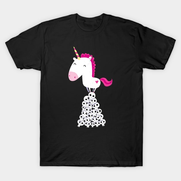 Killer Unicorn T-Shirt by DinoMike